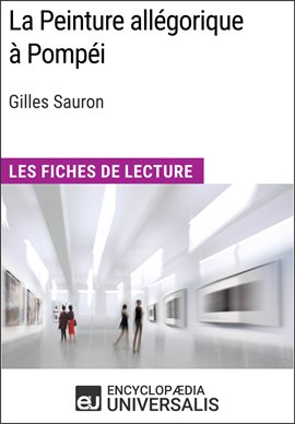 Cover image for La Peinture allégorique à Pompéi de Gilles Sauron