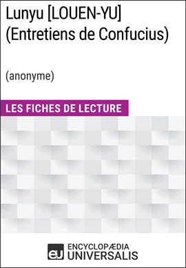 Cover image for Lunyu [LOUEN-YU] (Entretiens de Confucius) (anonyme)