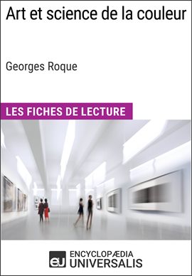 Cover image for Art et science de la couleur de Georges Roque