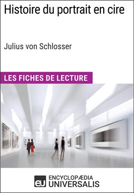 Cover image for Histoire du portrait en cire de Julius von Schlosser