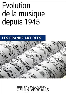 Cover image for Evolution de la musique depuis 1945