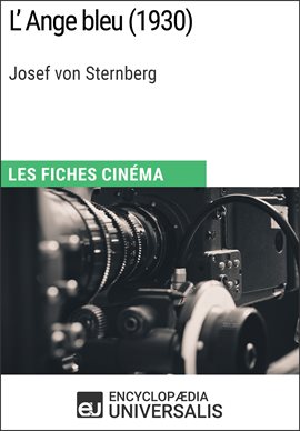 Cover image for L'Ange bleu de Josef von Sternberg