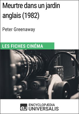 Cover image for Meurtre dans un jardin anglais de Peter Greenaway