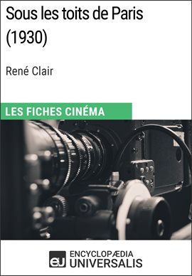 Cover image for Sous les toits de Paris de René Clair