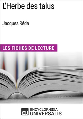 Cover image for L'Herbe des talus de Jacques Réda