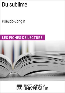 Cover image for Du sublime de Longin (Les Fiches de Lecture d'Universalis)