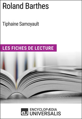 Cover image for Roland Barthes de Tiphaine Samoyault