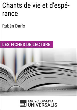 Cover image for Chants de vie et d'espérance de Rubén Darío