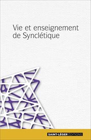 Vie et enseignement de synclétique cover image