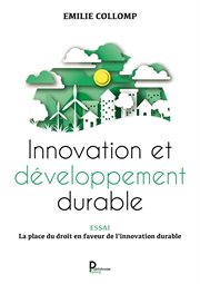 Innovation et développement durable cover image