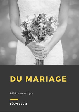 Cover image for Du mariage