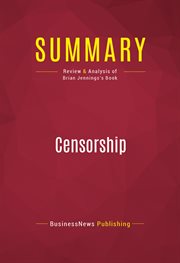Censorship : the threat to silence talk radio cover image