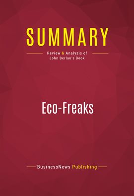Cover image for Summary: Eco-Freaks