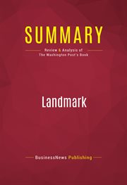 Summary: landmark. Review and Analysis of The Washington Post's Book cover image