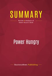 Summary: power hungry. Review and Analysis of Robert Bryce's Book cover image