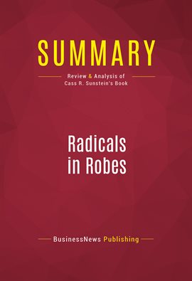 Cover image for Summary: Radicals in Robes