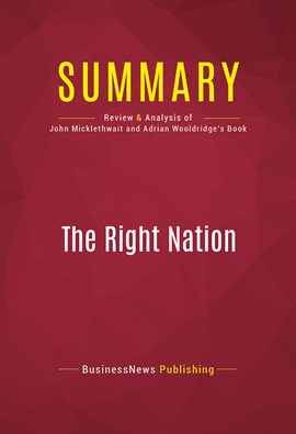 Cover image for Summary: The Right Nation