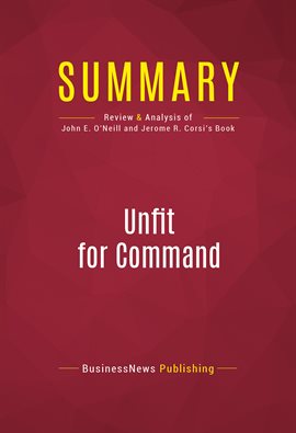 Cover image for Summary: Unfit For Command