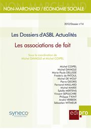 Les associations de faits : Les Dossiers d'ASBL Actualités cover image