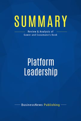 Cover image for Summary: Platform Leadership