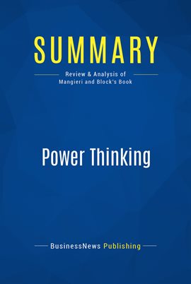 Cover image for Summary: Power Thinking