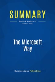 Summary: the microsoft way. Review and Analysis of Stross' Book cover image