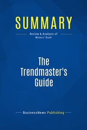 Summary: the trendmaster's guide. Review and Analysis of Waters' Book cover image