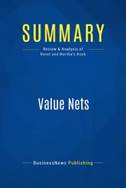 Summary: value nets. Review and Analysis of Bovet and Martha's Book cover image