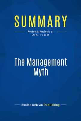 Cover image for Summary: The Management Myth