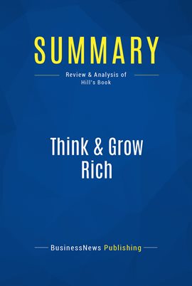 Cover image for Summary: Think & Grow Rich