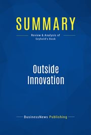 Summary: outside innovation. Review and Analysis of Seybold's Book cover image