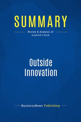 Cover image for Summary: Outside Innovation