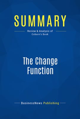Cover image for Summary: The Change Function