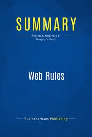Summary: web rules. Review and Analysis of Murphy's Book cover image