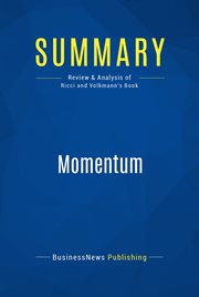 Summary: momentum. Review and Analysis of Ricci and Volkmann's Book cover image
