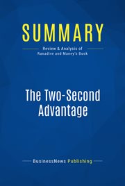 Summary: the two-second advantage. Review and Analysis of Ranadive and Maney's Book cover image