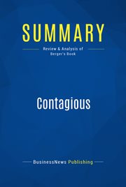 Summary: contagious. Review and Analysis of Berger's Book cover image