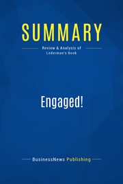 Summary: engaged!. Review and Analysis of Lederman's Book cover image