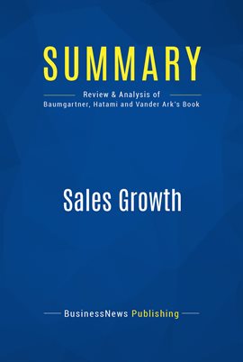 Cover image for Summary: Sales Growth