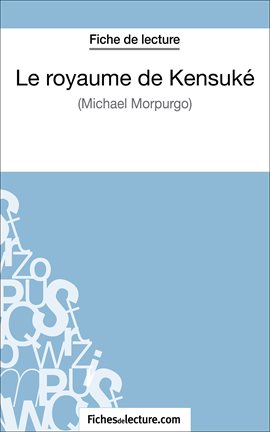 Cover image for Le royaume de Kensuké de Michael Morpurgo (Fiche de lecture)