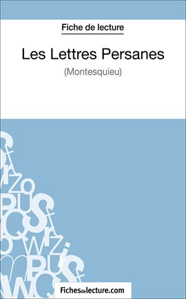 Cover image for Les Lettres Persanes de Montesquieu (Fiche de lecture)