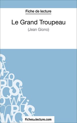 Cover image for Le Grand Troupeau de Jean Giono (Fiche de lecture)