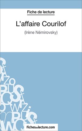 Cover image for L'affaire Courilof