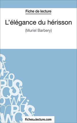 Cover image for L'élégance du hérisson