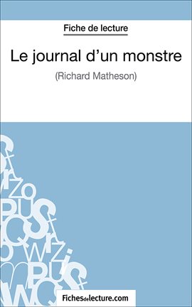 Cover image for Le journal d'un monstre