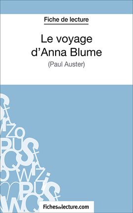 Cover image for Le voyage d'Anna Blume