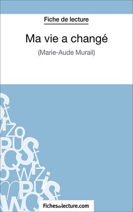 Cover image for Ma vie a changé