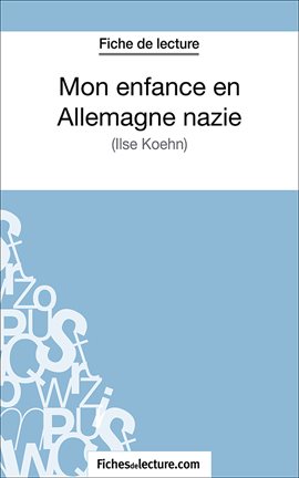 Cover image for Mon enfance en Allemagne nazie