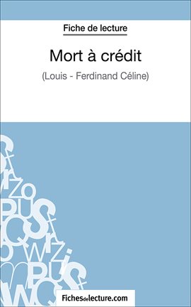 Cover image for Mort à crédit