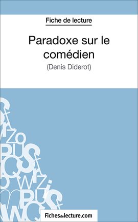 Cover image for Paradoxe sur le comédien